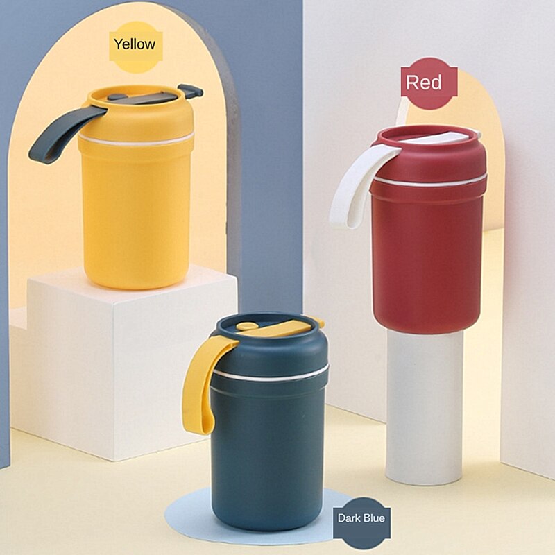 Gezonde lunchbox van tarwestro, bentoboxen, magnetronservies, voedselcontainer, keukenvoedseldoos