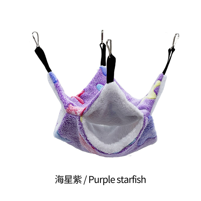 Hamaca para hámster, cama para roedores y hámster, accesorios para ratas, hamaca para ratas, hamaca para roedores, casa de conejillo de indias CXW04: Multicolor