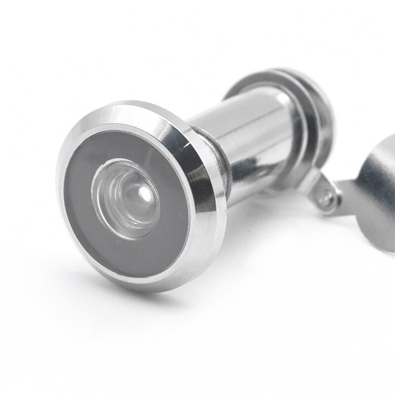 Deurspion van roestvrij staal met afdekking, eenrichtingskijkgat van 180-220 graden voor thuiskantoor  lo88