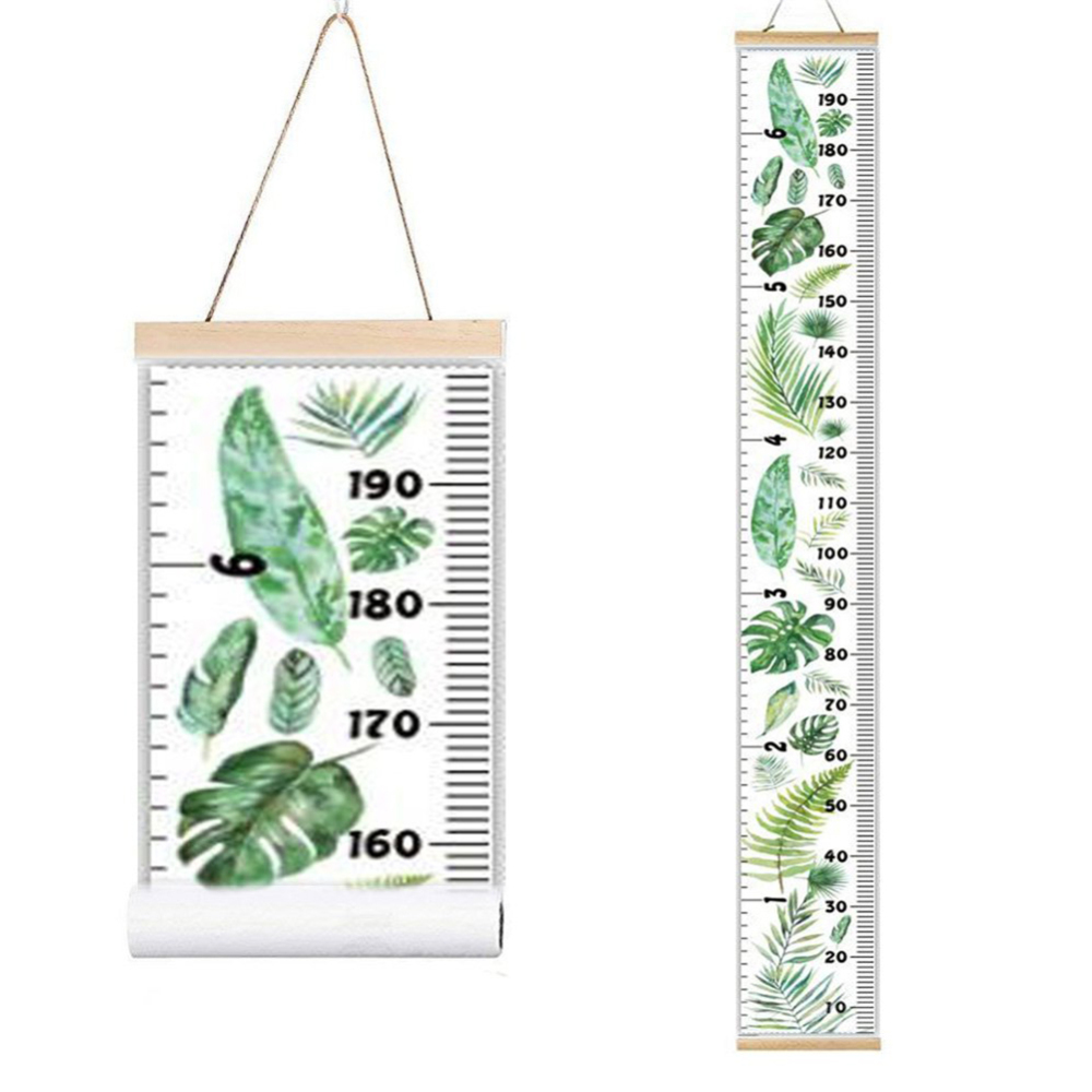 Règle de mesure de la taille du bébé, tableau de croissance, amovible, décoration murale de la chambre, pour enfants: Green