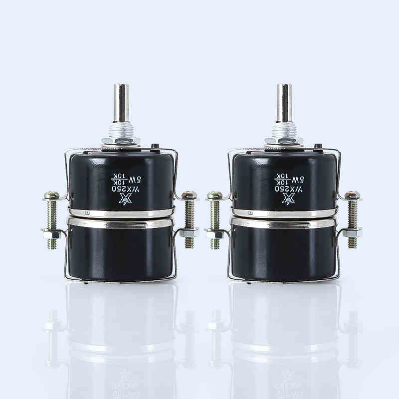 Potenciómetro bobinado WX250, doble, 5W, 1k, 2K2, 4K7, 10K, 15K, 22K, 47K