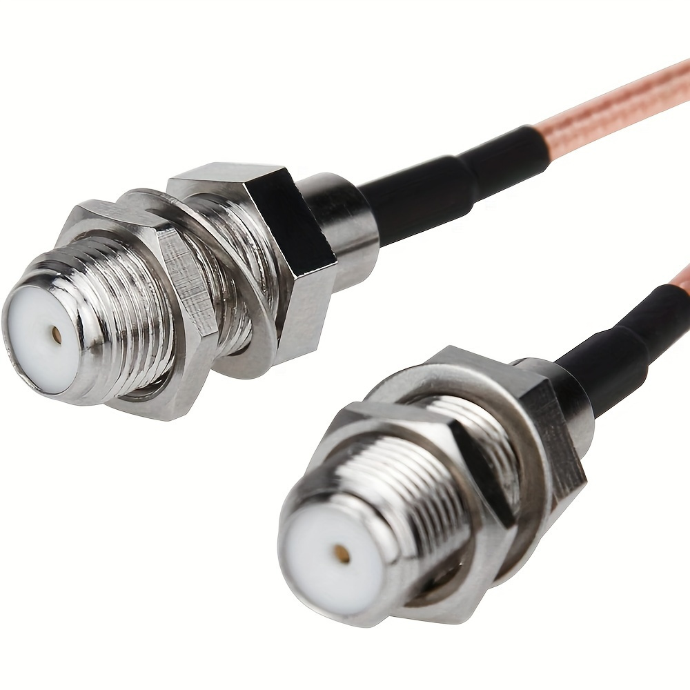 F-Typ RG6 Splitter Koaxialkabel 75Ohm TV-Antenne 3-Wege-Splitter-Kombinierer RF-Adapter F-Stecker auf F Dual-Buchse RG316-Koaxialkabel