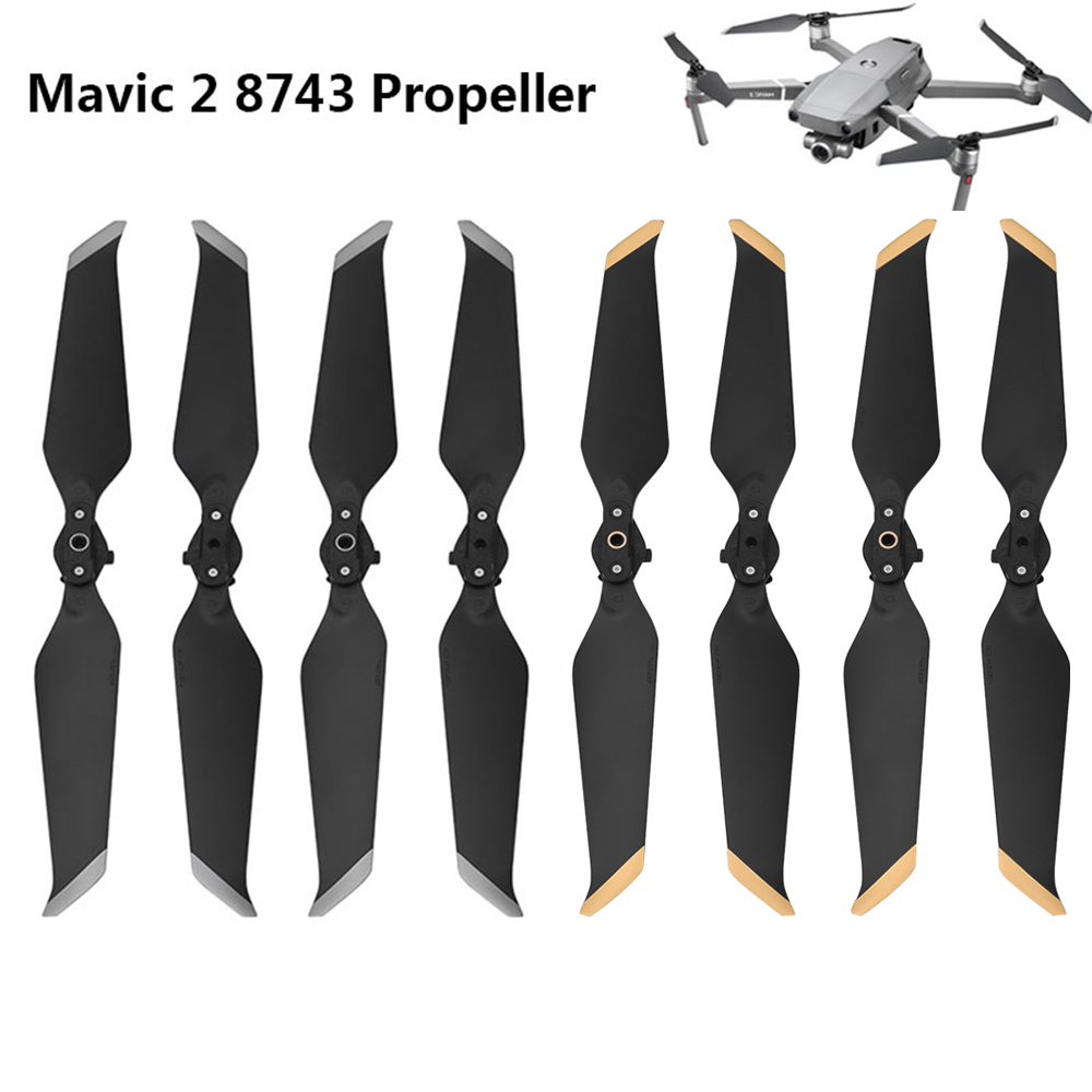 Propeller for DJI Mavic 2 Pro Zoom 8743 Low-Noise Props Quick-Release Blade 8743 Noise Reduction Fan Drone Parts Screw Accessory