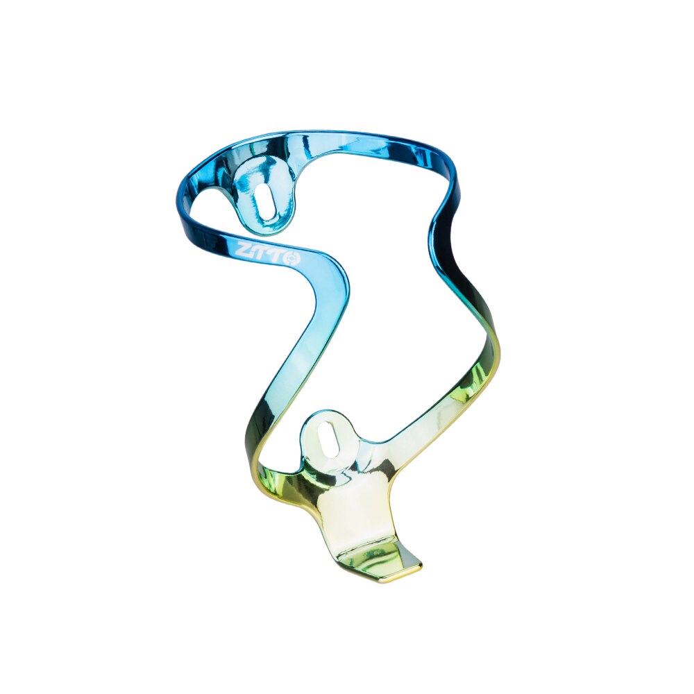 Aluminum Color gradient Bicycle Bottle Holder Colorful MTB road Gravel bike water bottle cage plating Color Mix Bottle Holder: BC4 pink gold