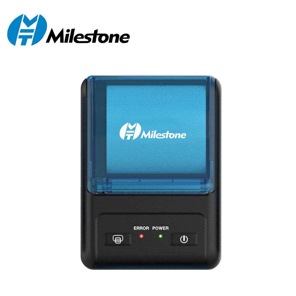 Milestone MHT-P11 58Mm Draagbare Thermische Printer Ondersteuning Bt/Usb Aansluiting Voor Supermarkt Restaurant Winkel Magazijn: Default Title