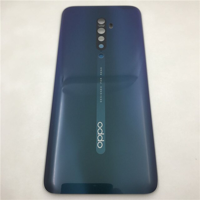 For Oppo Reno Z / Reno 2 / Reno 2Z Reno2 Z F Back Battery Cover Door Housing case Rear Glass Repair parts: Reno 2 Green
