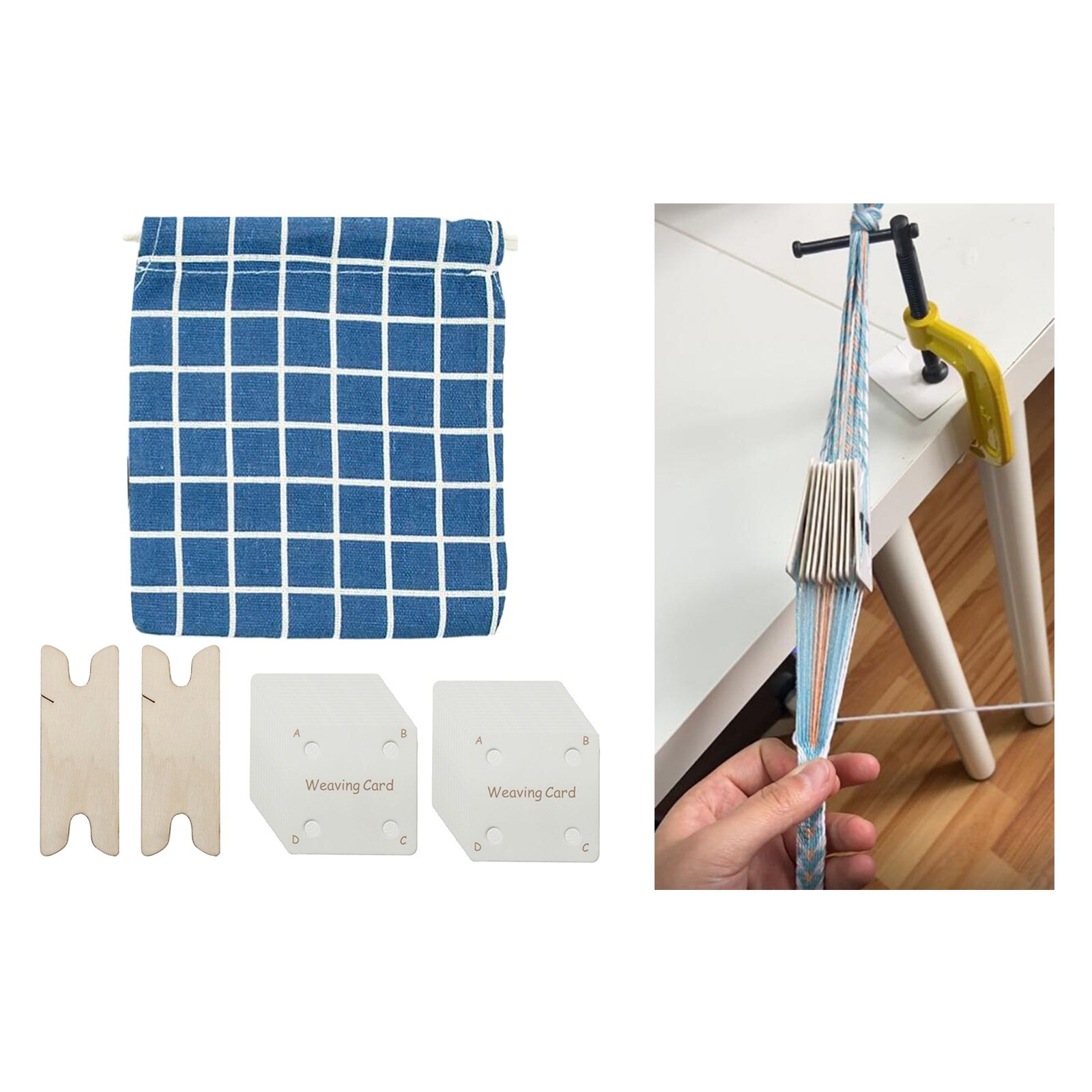 Handy Weaving Cards Kit for Loom DIY Craft Weaving Tools for Friends: A