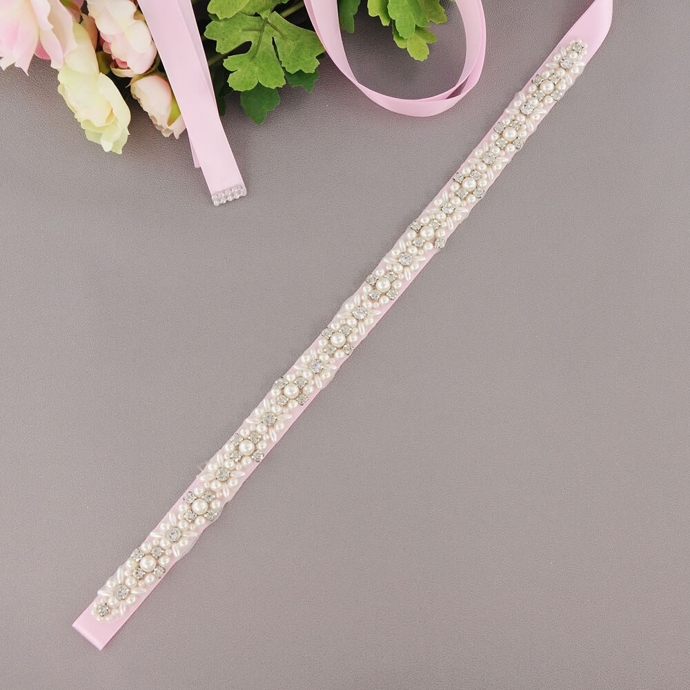 Silver strass brudben strumpeband bröllop strumpeband bälte brud lår ben strumpebandsring för kvinnor kvinnlig brud: Rosa