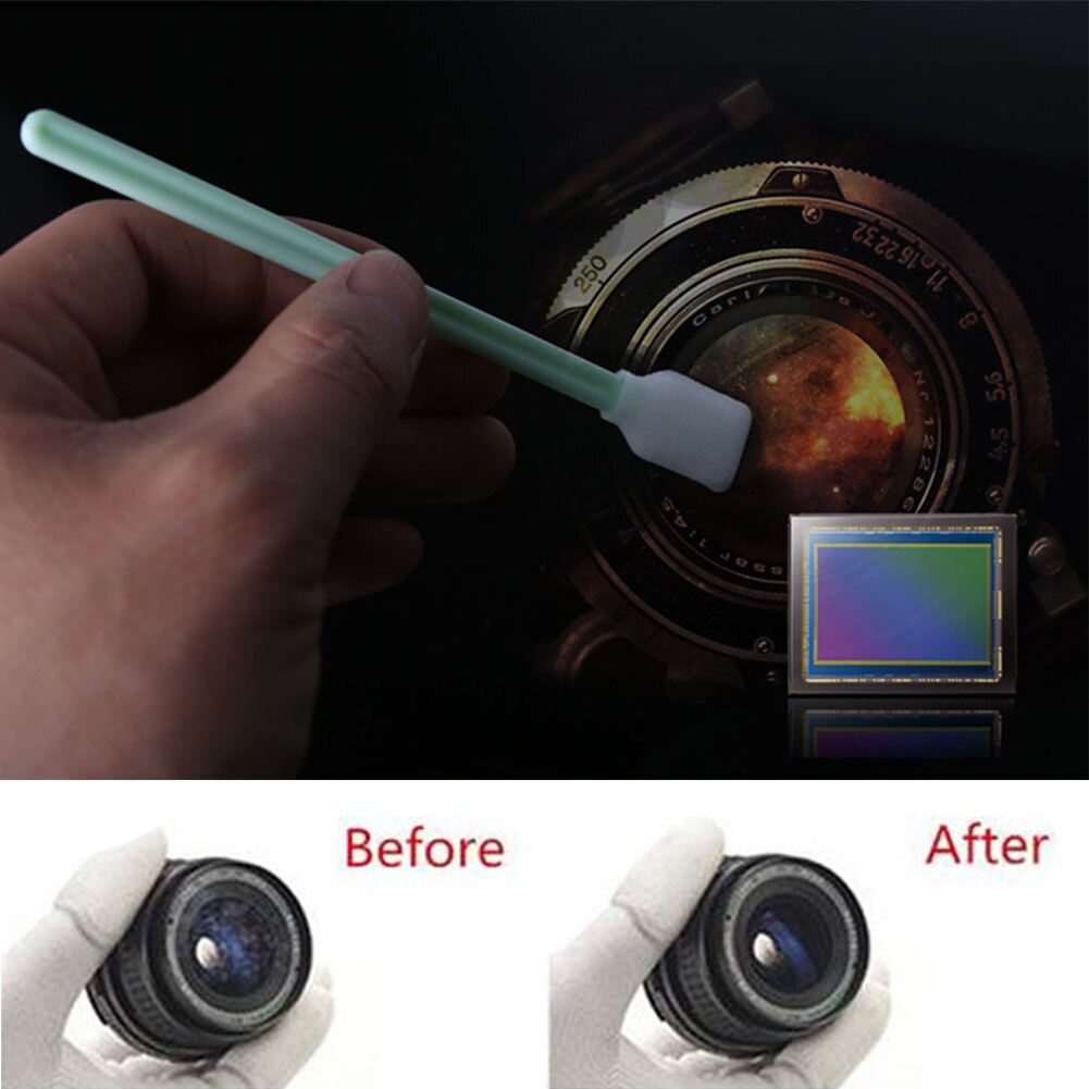 DSLR Digital CCD CMOS Cleaner Lens Care Cleaning Swab Camera Frame Cleaning Kit APS-C Sensor 6pcs