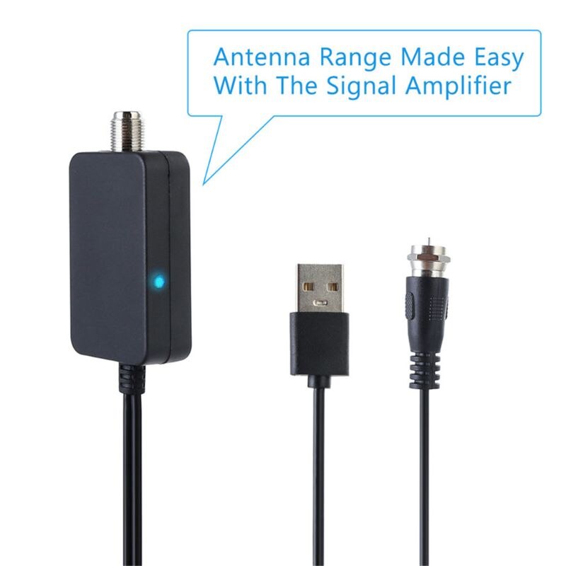 Lav støj usb tv antenne forstærker digital hd dvbt 2 signal booster til tv antenne