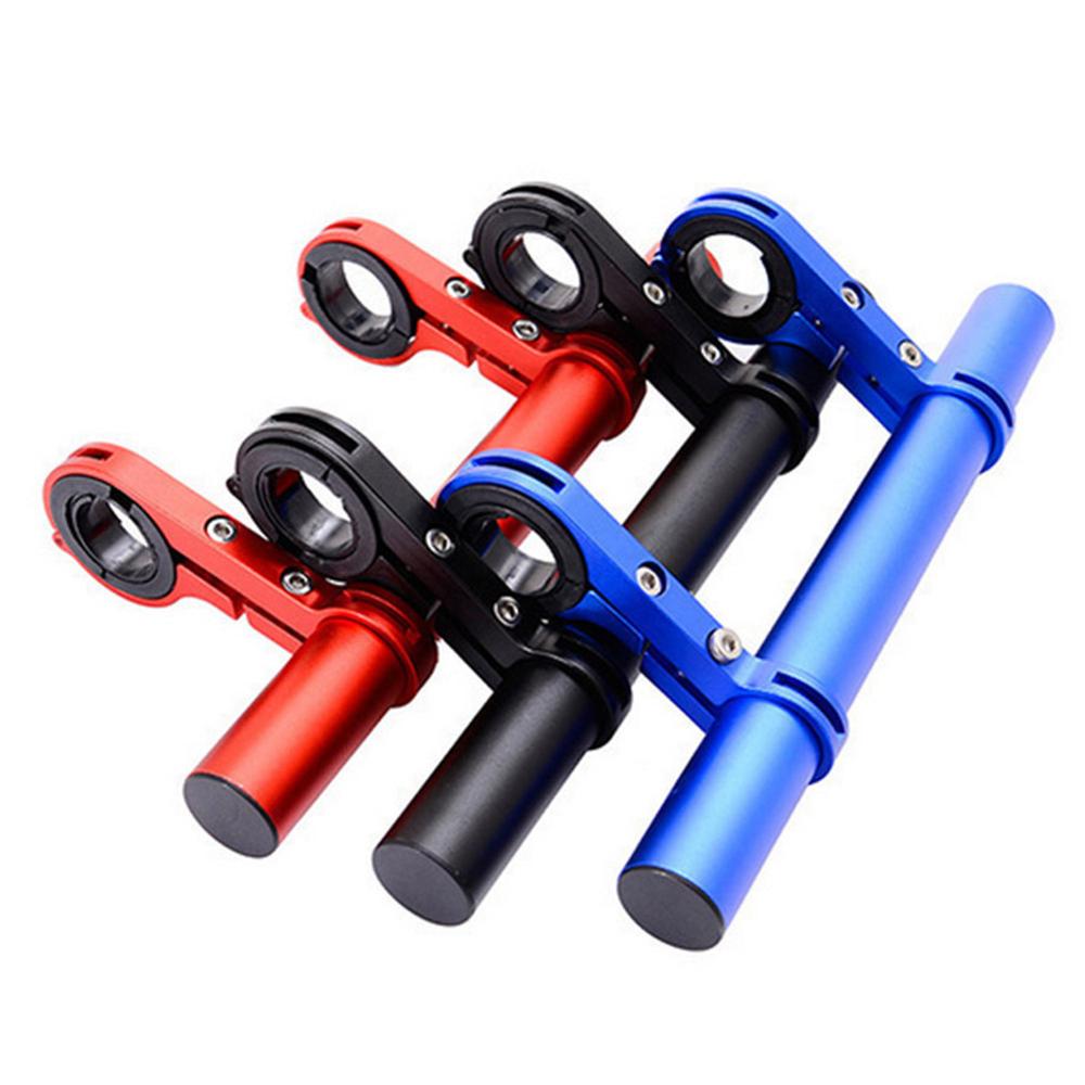 MTB Bike Bicycle Handlebar Flashlight Phone Mount Holder Extended Bar Bracket Bicycle Handlebar Mount Holder Extended Bar Bracke