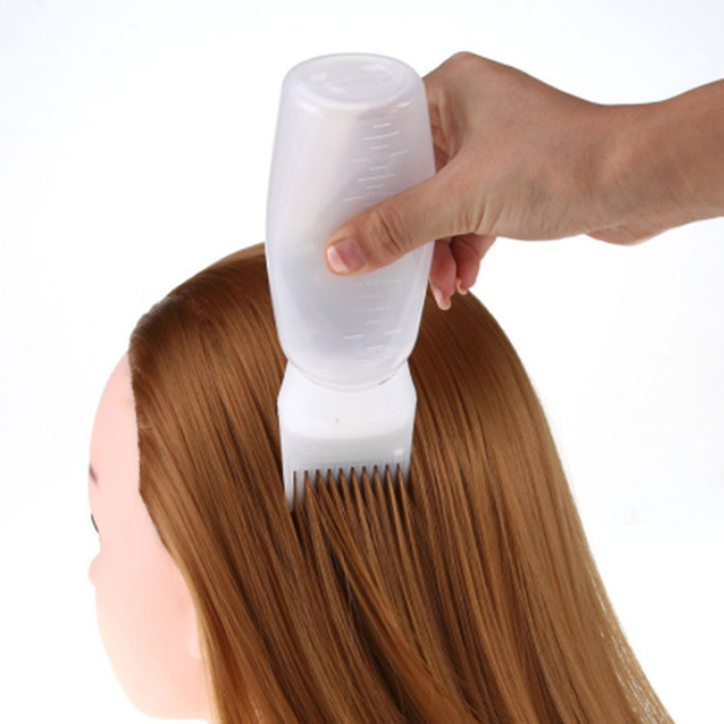 Bote aplicador de coloración de cabello , 120ml, pincel tinte Cabello, dispensación de coloración del cabello en salón, herramienta de estilismo