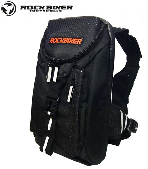 Rock biker business excelsior pack rejse rygsæk laptop tablet rygsæk taske vandtæt rygsæk: Sort