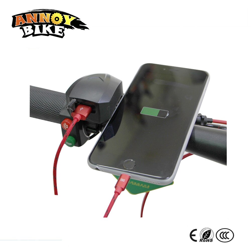 Zasilanie DC elektryczny wioślarz USB ładowarka robić telefonu komórkowego e-rower USB ładowarka 36V48V72V100V uniwersalne wyjście 5V 1.0A-2.1A