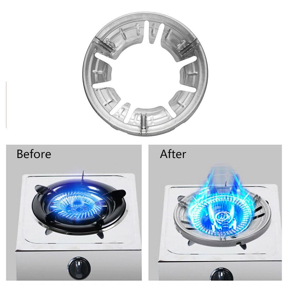 Soporte de anillo de ahorro de energía para hornillo de Gas duradero, reductor de estufa de calor, accesorio de escudo para cocina, L6X7, 1 ud.