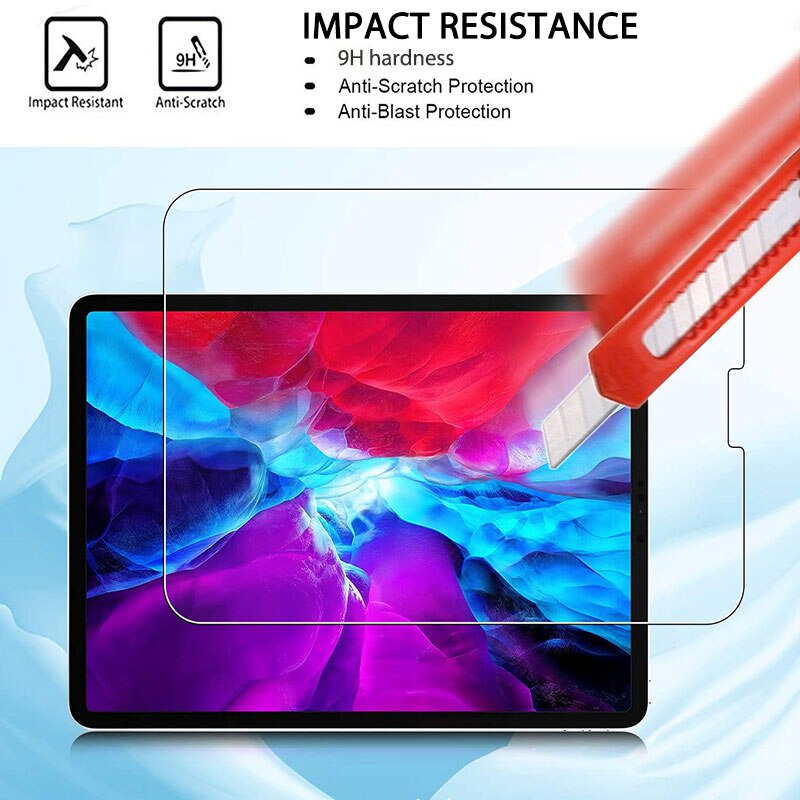 Vetro temperato 2in1 per Ipad pro 11 12.9 pellicola protettiva per tavoletta con obiettivo fotocamera posteriore per Ipad pro 12.9 11 2021 2020 pellicola protettiva
