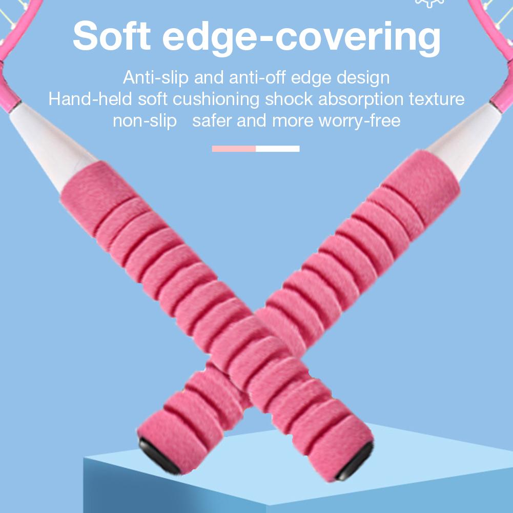 1 Pair Badminton Rackets Set Lightweight Portable for Kids Indoor Outdoor Game