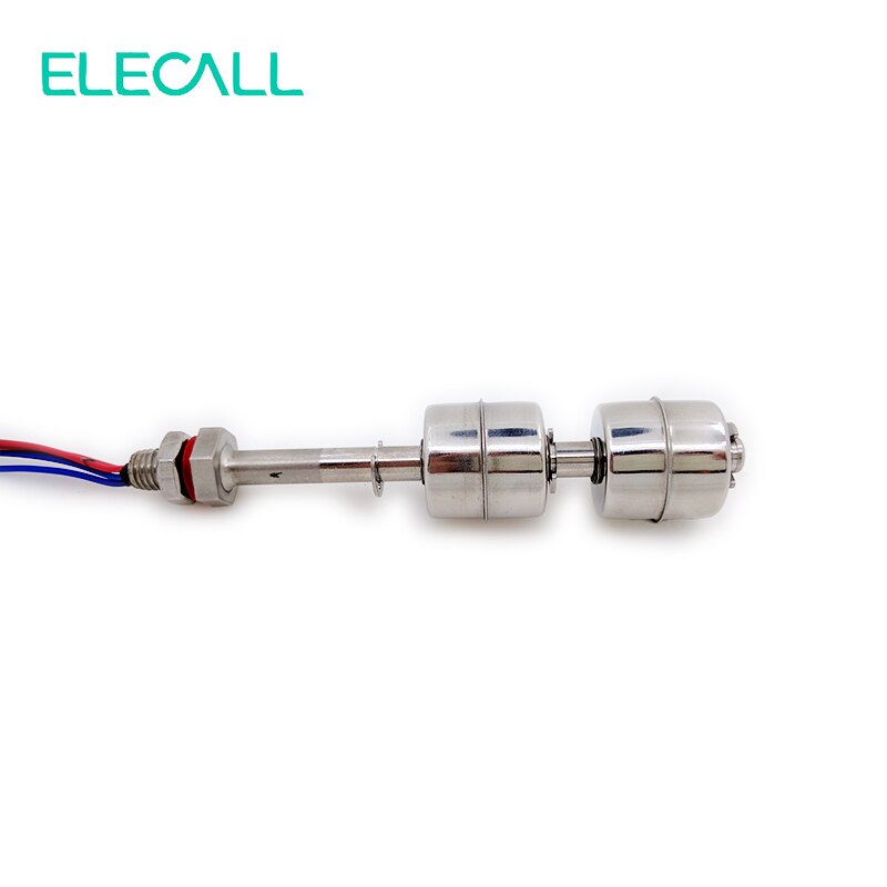 ELECALL Float Switch Stainless Steel Tank Pool Water Level Liquid Sensor Level Controller 120mm 110V 220V