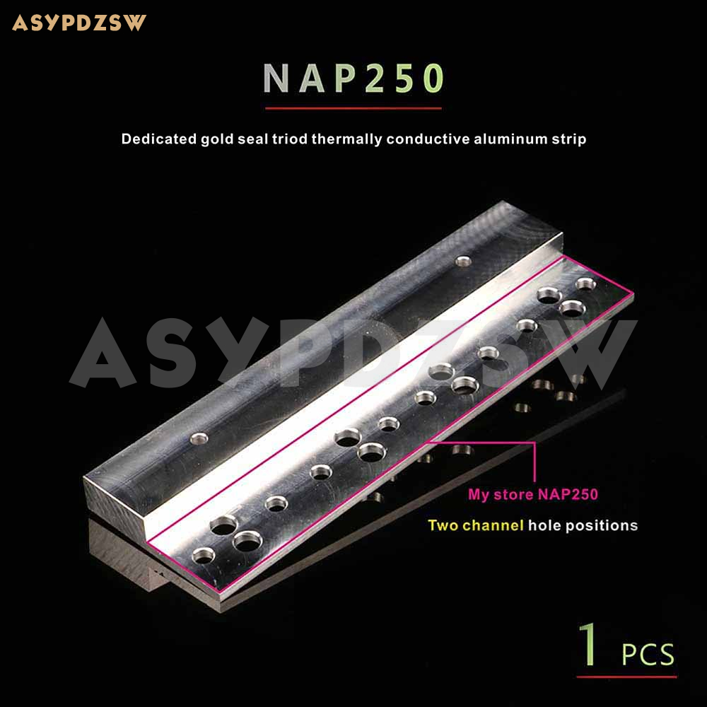 NAP250 Versterker Gewijd Gouden Zegel Triod Warmtegeleidende Aluminium Strip L190mm * 6*13.6 Aluminium Koellichaam
