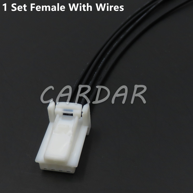1 Set 4 Pin 0.7 Series Miniature Auto Bluetooth Microphone Electric Cable Socket For X-Trail Qashqai 1612035-1: GRAY