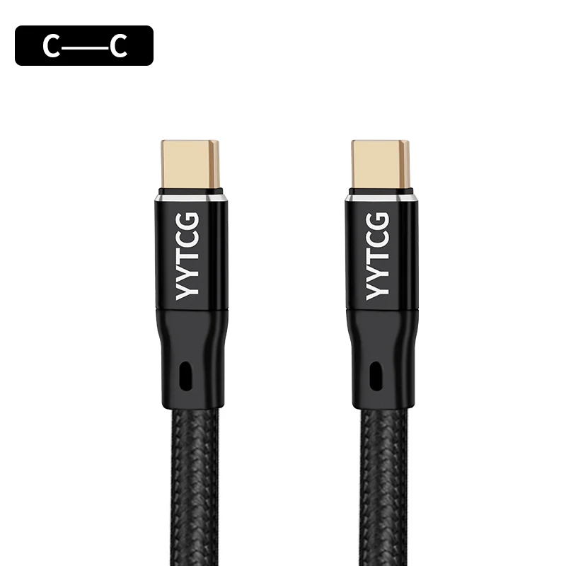YYTCG Cable USB de alta fidelidad DAC A-B C-B C-C Audio Digital AB OCC Chapado en plata tipo A a tipo B Cable tipo Usb Hifi: Negro / 1,5 m