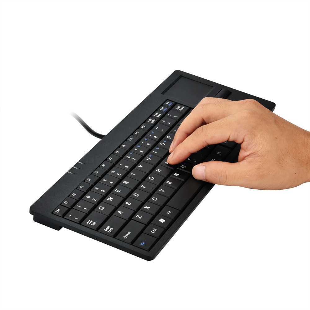 Laptop Kunststoff Computer Tastatur Mit Touchpad Industrie Informationen Verdrahtete Touchpad Tastatur