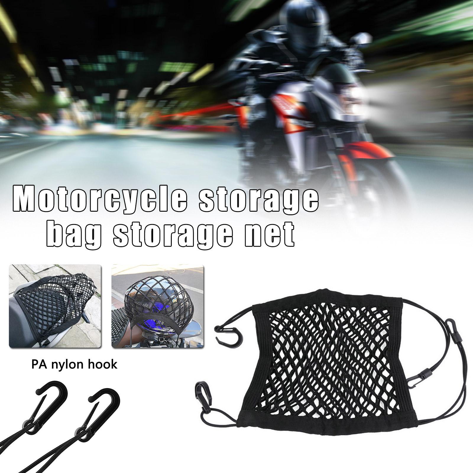Motornetten Organizer Bagage-opslag Bagagenet Bagage Houd opslag Cargo Organizer Netto Haken Hold Bag Bike Scoot
