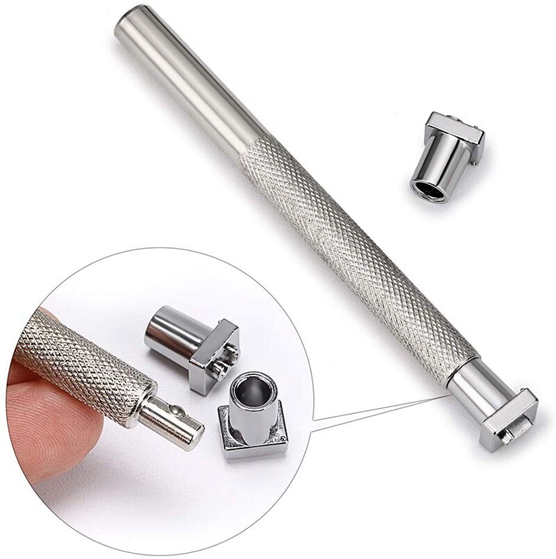 Stora bokstäver och siffror stämpeluppsättning ,1/4 tum  / 6mm alfabetstämpelverktyg set läderhantverk stämplingsverktyg (6.5mm - 36 st)