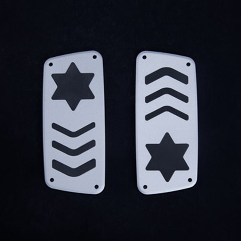 -2Pcs Kart Pedaal Gemodificeerde Accessoires Anti-Slip Gaspedaal Rempedaal Aluminium Pedaal Karting Pedaal Voetpedaal Speed Control