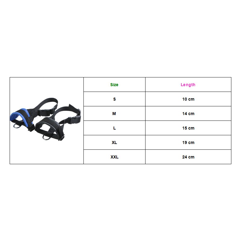 Pet Dog Padded Head Muzzle Collar Leash Leader Soft Gentle Adjustable Nylon Halter Neck Strap Stop Pulling Training Supplies