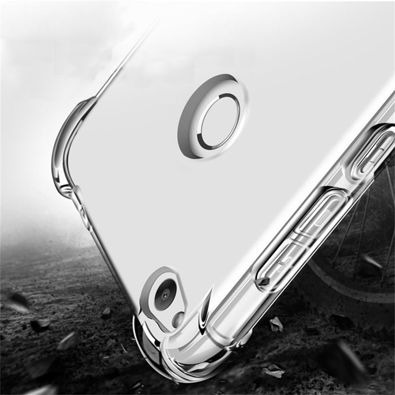 Anti-banke cover til huawei  p8 lite  p9 p10 p20 lite  p30 pro mate 9 10 20 nova 2i 3 3i honor 6x 7x 8x 8 9 10 lite gennemsigtigt cover