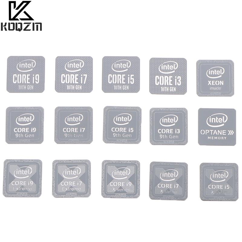 10th Generation Intel Core I9 I7 I5 I3 CPU Metal Sticker Laptop Logo Sticker Home School Office