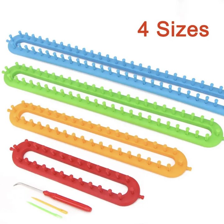 Rectangle Round Knitting Loom Weaving Scarf Sweater Hat Shawl Stitching Knitting Machine DIY Handmade Craft Braiding Tool