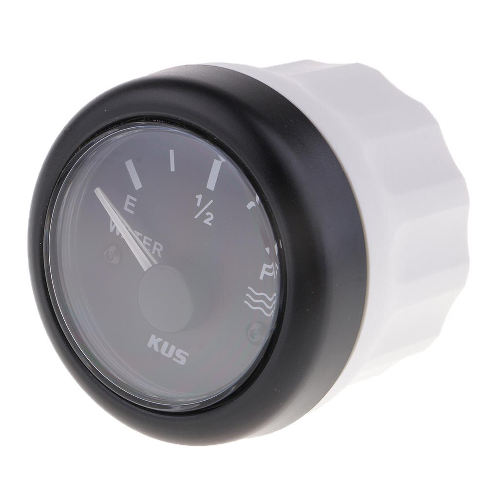 Vattennivåmätare båt vattentank nivåmätare 12/24v 52mm 240-33 ohm svart