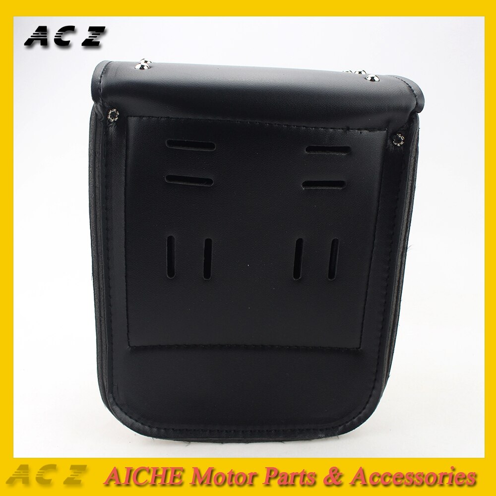 Motorcycle Saddle Bags Cruise Vehicle Leather Side Tool Tail Head Bag Luggage Borsello Universal for Harley Yamaha Kawasaki