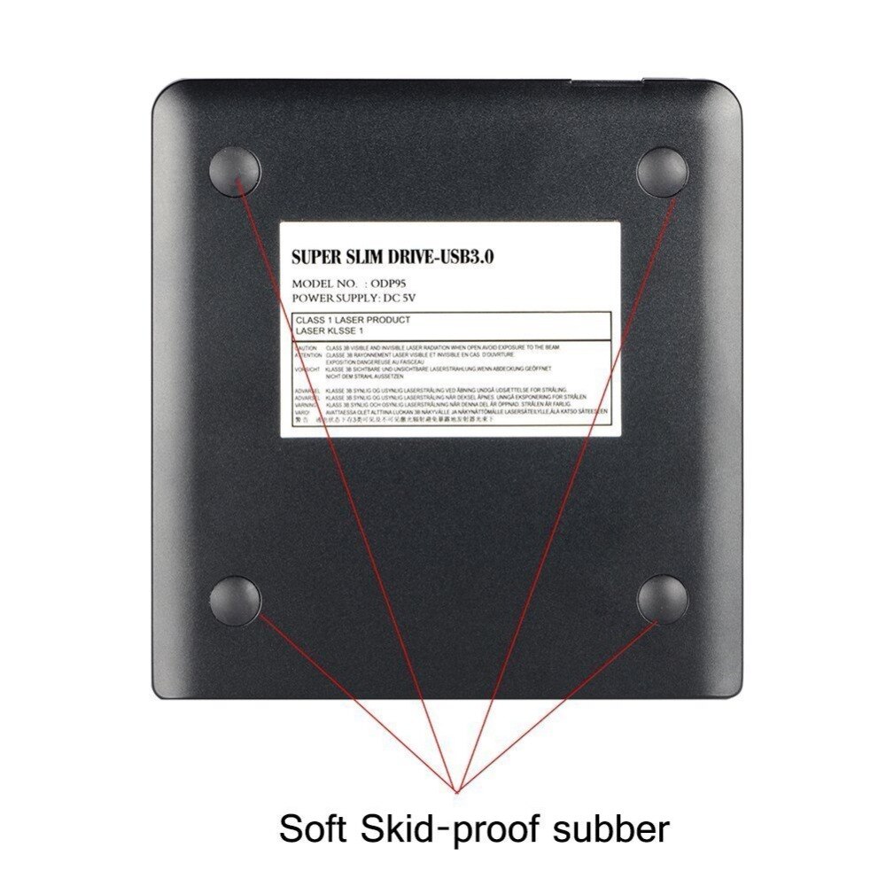 Externe Slim USB 3.0 DVD Brander DVD-RW VCD CD RW Brander Superdrive Portable voor Apple Pro Air iMAC PC laptop Notebook