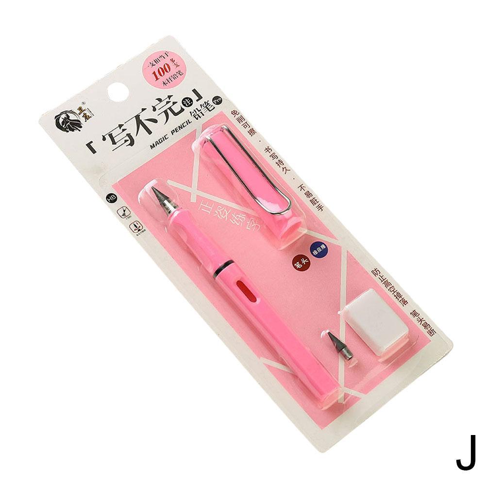 Unlimited Writing Pencil Magic No Ink Pen Magic Novelty Writing Eternal Pencil Art Sketch Painting Sign Pen School Business: deep pink