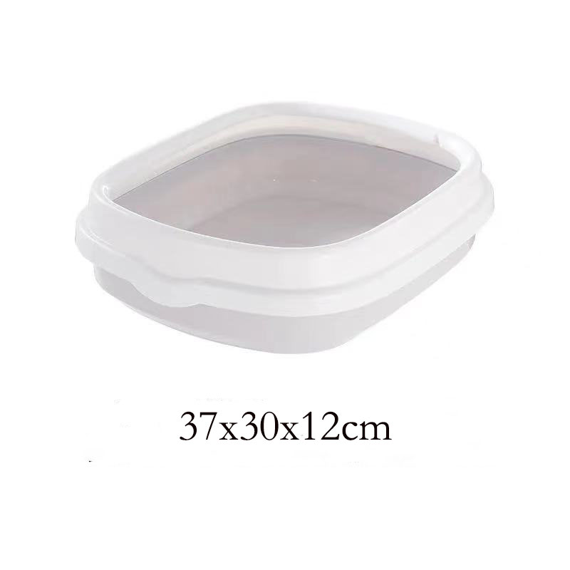 Lavabo de arena para gatos de gran tamaño, inodoro semicerrado súper grande, caja de arena desmontable antisalpicaduras para gatos, productos para mascotas