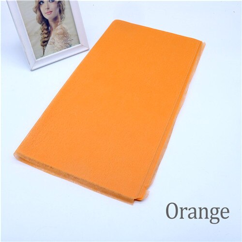 40 teile/los Einfarbig Seidenpapier Verpackung Faser Textur Blumen- wickelt DIY Blume Verpackung Weihnachten Gewebe Verpackung Papier: Orange