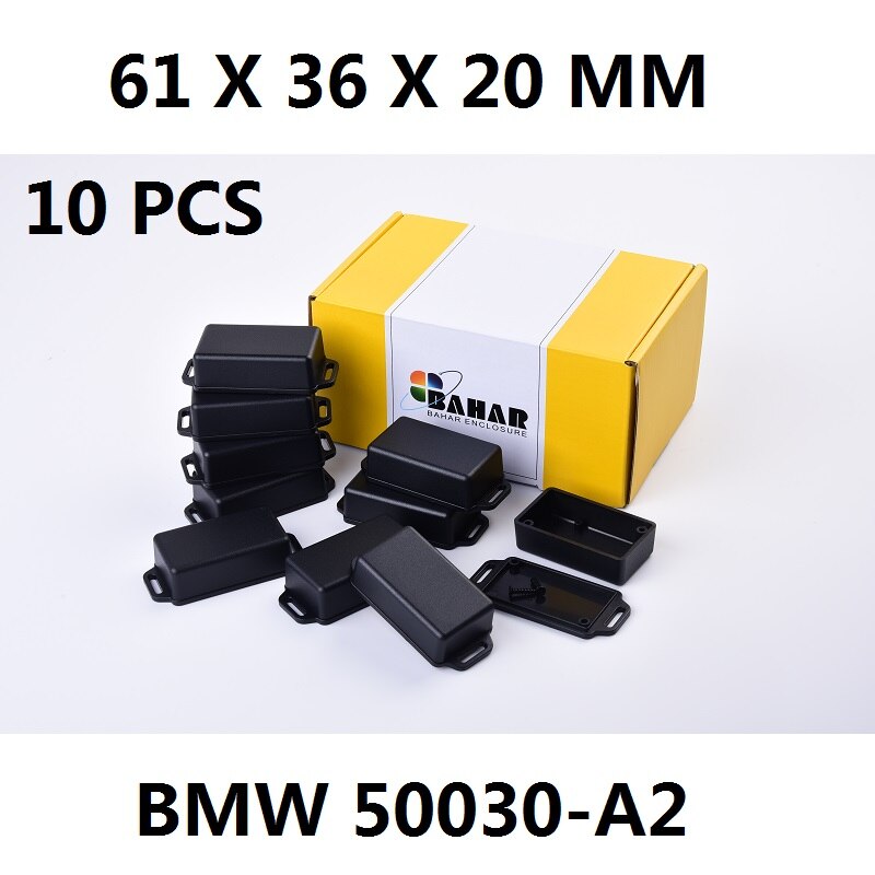 10PCS/lot wall mounted junction box small outlet control switch box plastic housing DIY electronic project enclosure 61*36*20mm: BMW50030-A2
