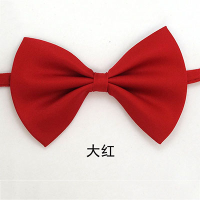 16 cores pet laço para cães e gatos ajustável gravata do cão laço colar filhote de cachorro grooming acessórios para festa de casamento do animal de estimação: Vermelho