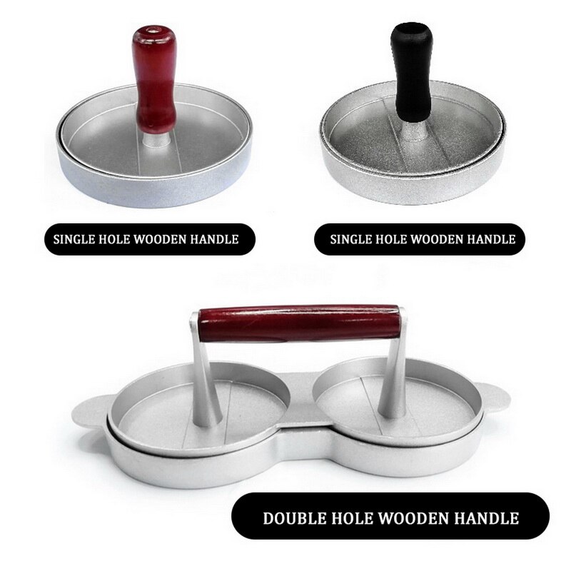 Keuken ronde vorm pers voedselveilige hamburger vleespers rundvlees grill hamburger pers patty maker mal mal gereedschap