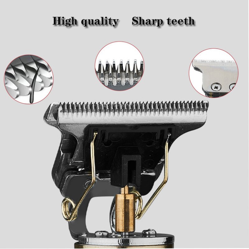 Heren tondeuse snoerloos trimmer met nul opening tondeuse haartrimmer kapsel haarmachine kapperszaak kapper