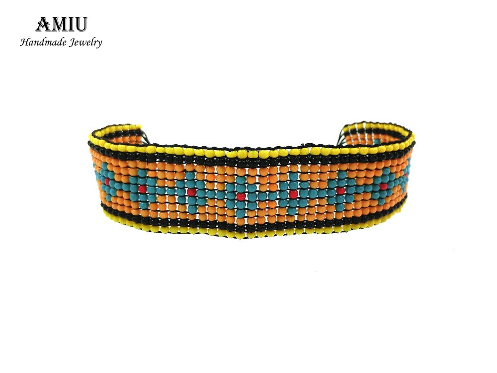 AMIU Handgemachte Freundschaft Armband Böhmen Stil Hippie Armband Seil Beliebte String Samen Perlen Armbänder Für Frauen Männer Weihnachten