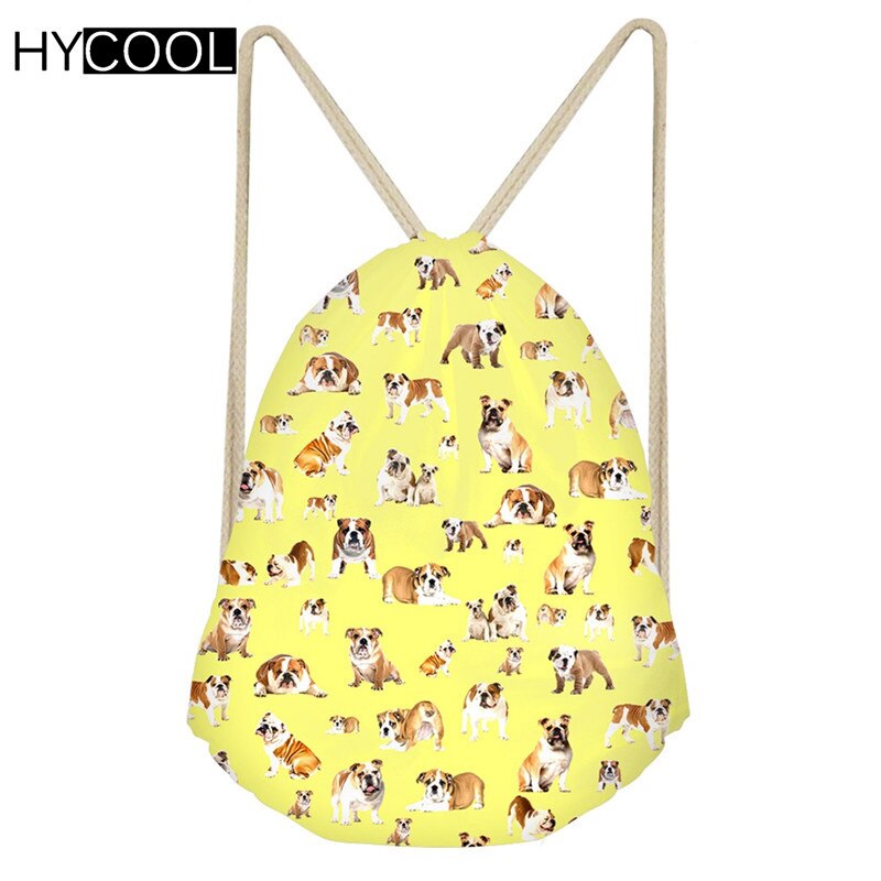 Hycool sporttas met trekkoord, klein, kinderen, jongens, meisjes, voor fietsen, hardlopen, buiten, 3d hondenprint, sporttas, fitnesstas: Cc3113 z 3