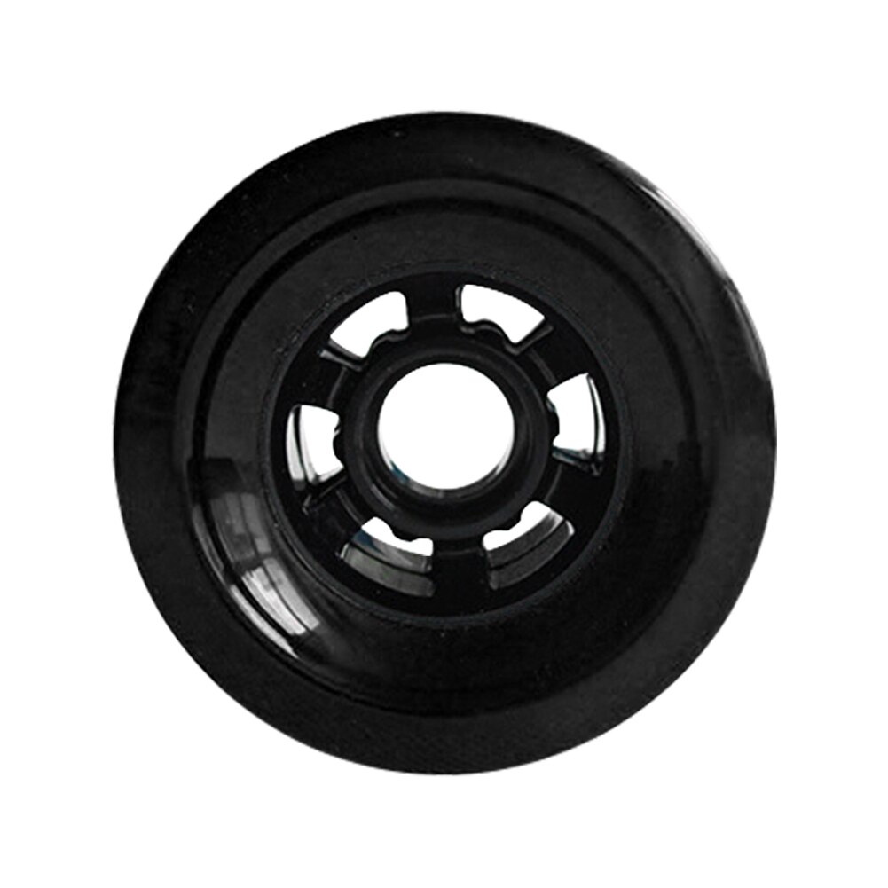 TGM Blank Skateboard Wheels 59mm 82A – Soft Cruiser Set For Smooth Ride (Black)