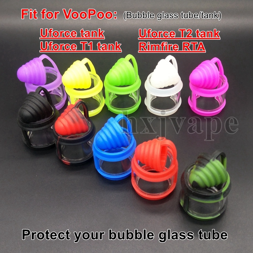 Étui de protection couverture pour VooPoo Uforce T1 T2 réservoir Rimfire RTA glisser 2 Mini bulle Fatboy verre Tube réservoir N2 N3 U4 bobine