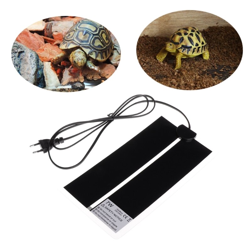 Esteira de calor réptil chocadeira incubadora pet almofada aquecimento brew plug ue 5w 7 14 navio da gota