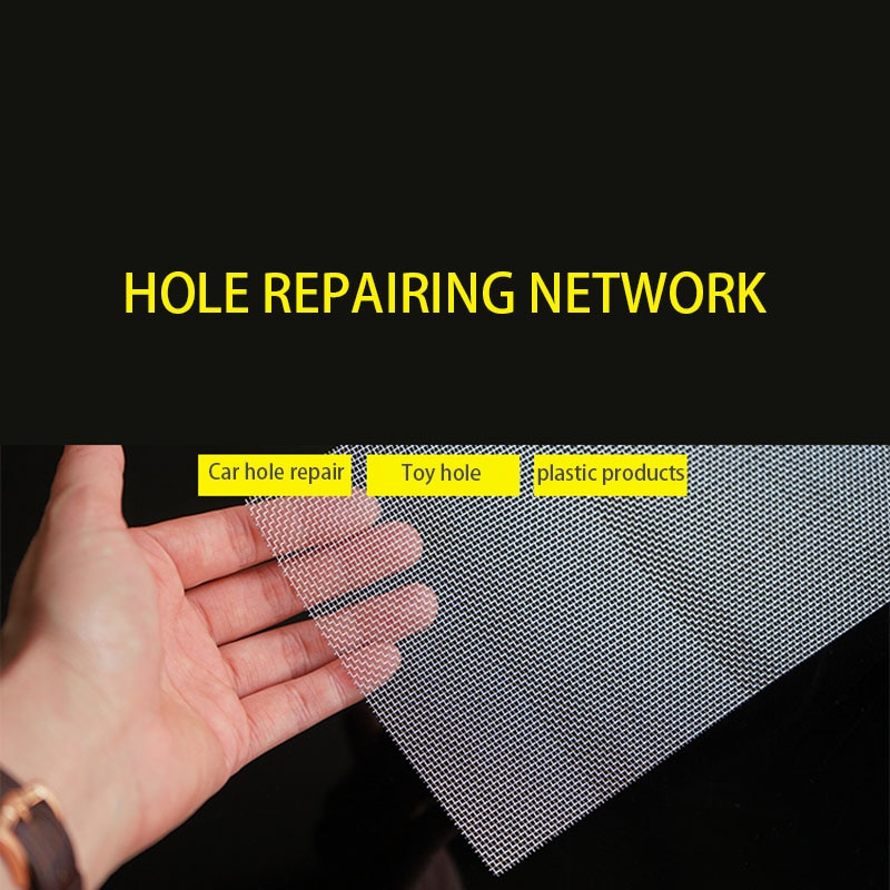 Mesh Front Fix Mesh Universal Panels Glue Plastic Repair Fix Repairing Moulding Car Bumper Grille Net