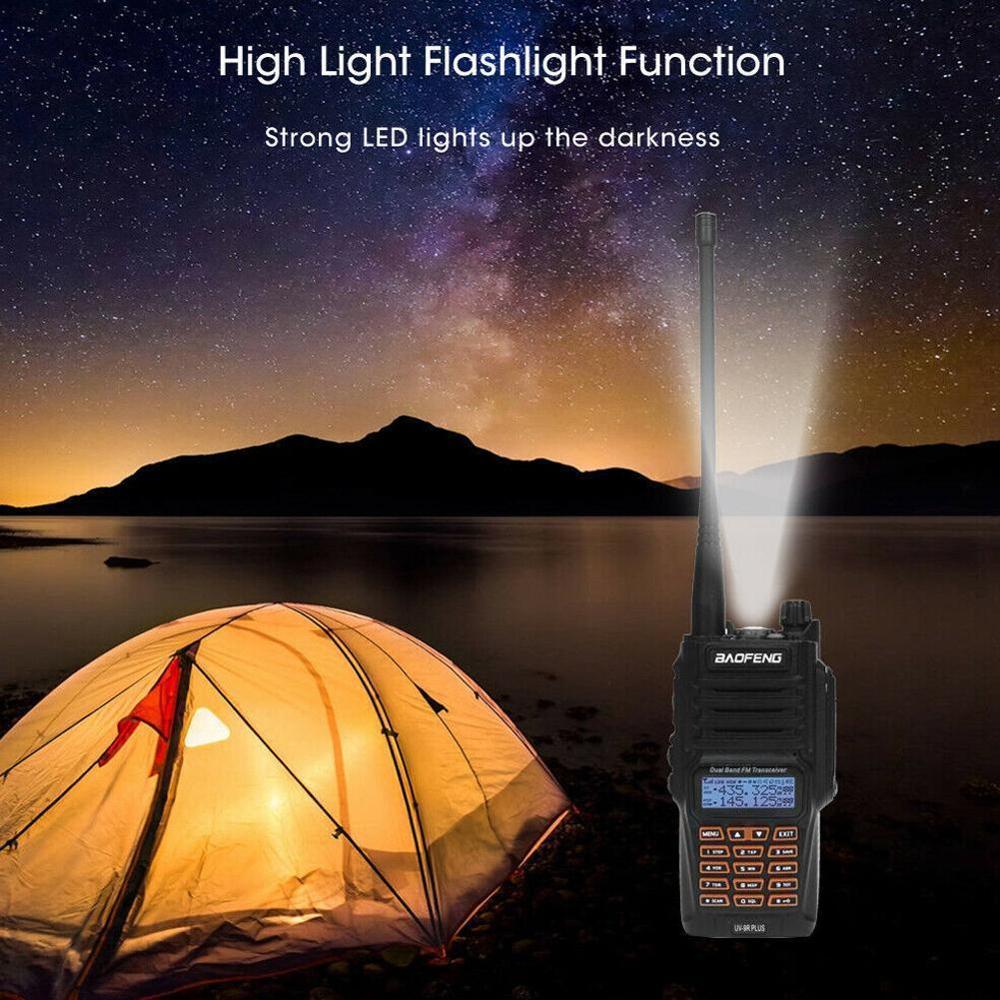Baofeng UV-9R Plus étanche IP57 talkie-walkie voie CB jambon haute portable km 1-15 deux longue portée de UV9R-ERA Radio V8C6